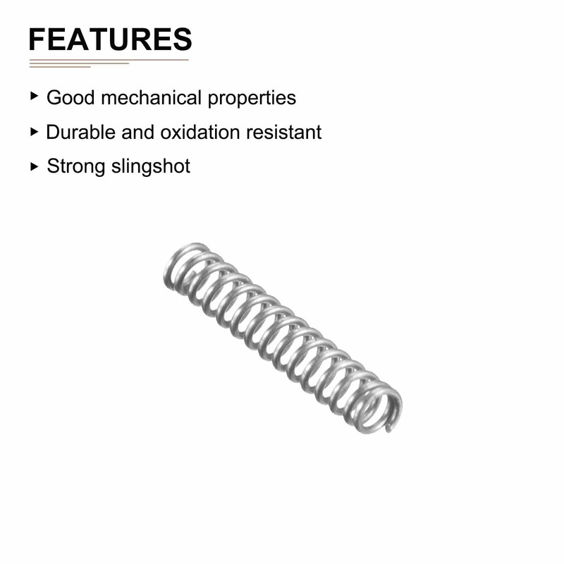 DTGN 0.3x2x10mm(DxODxL) Compression Spring - 30Pack - Good for Machinery