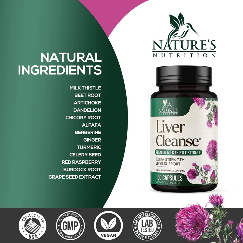 Liver Cleanse Detox & Repair Formula - Herbal Liver Support