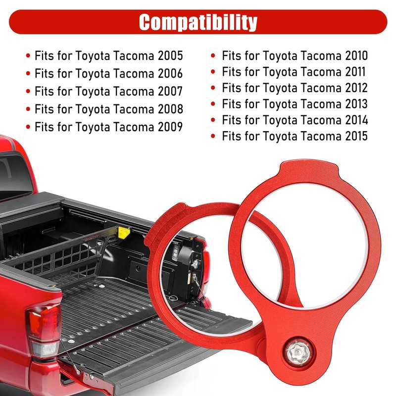 Atesilor Anti-Theft Tailgate Lock Fits Toyota Tacoma 2005-2015, Security Lock