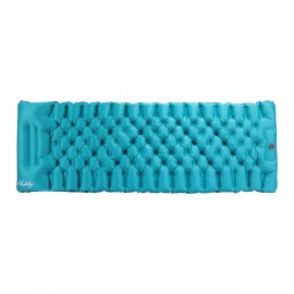 advan_version Camping Sleeping Pad Self-Inflating Mat Pillow Air Mat Outdoor Blue Mattress