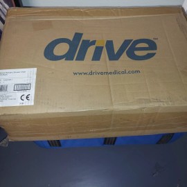 DRIVE DELUX BARIATRIC SHOWER CHAIR WITH BACK WHITE #12021KD-1 N.I.B.