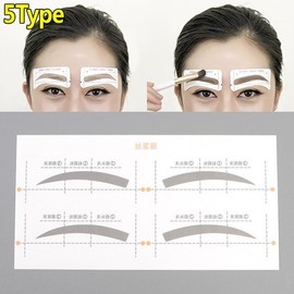 Easy and convenient eyebrow guide stickers, seagull eyebrows, drawing men's eyebrows / 쉽고간편한 눈썹가이드 스티커 갈매기눈썹 남자눈썹그리기