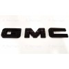 Auto Front & Rear GMC Gloss Black OVERLAY Emblem Badge