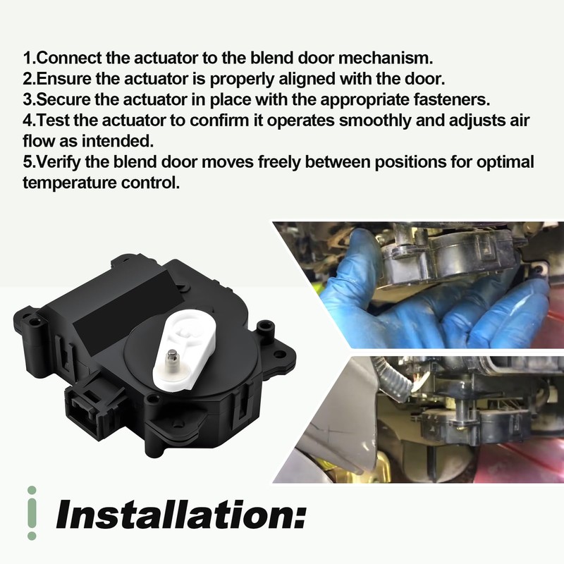 HVAC Heater Blend Door Actuator Compatible with 2000-2002 Toyota 4Runner