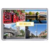 Dublin Ireland Souvenir Acrylic Fridge Magnet (Standard: 70x45mm), (Bul1)