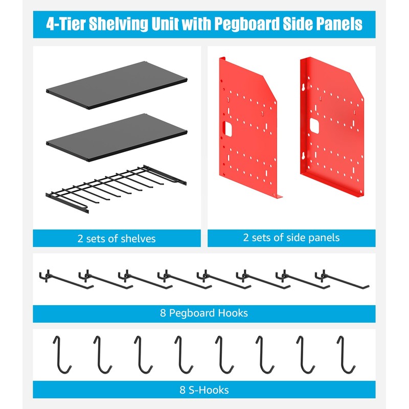 CCCEI Pack of 2 Modular Power Tools Organizer, Drills and