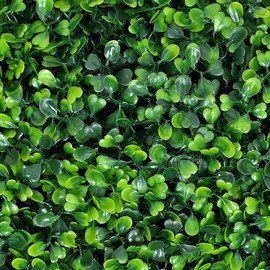 Enova Floral 12 Pieces 24"x 16" Artificial Boxwood Panel, Grass Wall Panel, Boxwood Hedge Wall Panels UV Protected Suitable for Artificial Green Wall Decor, Fence Garden Backyard Decor (24*16IN 12Pcs)
