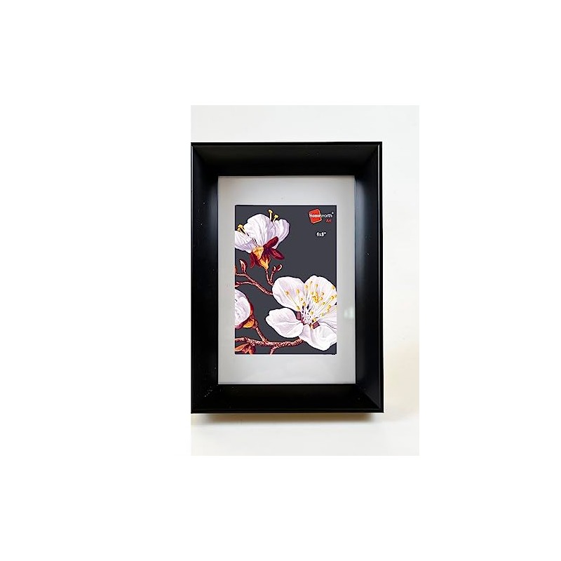 Angled Frame For Picture/Photo/Certificate (6x8", Black)