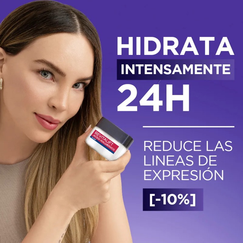 Crema Nocturna L'Oréal Revitalift Ácido Hialurónico 50ml | Hidratación 24H