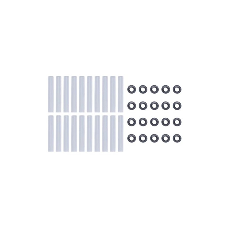 Akozon Garage Door Roller Sleeves, 20 Sets Garage Door Hinge
