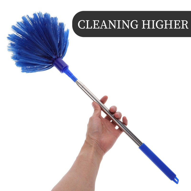 Holibanna Spider Web Duster with Extendable Handle Efficient Cobweb Brush