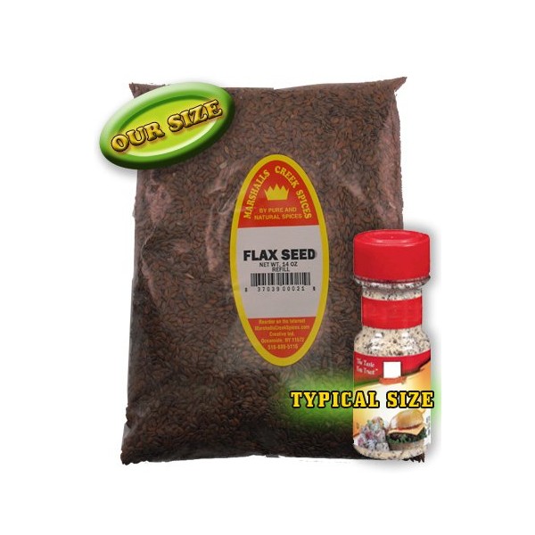 FLAX SEED REFILL - FRESHLY PACKED IN FOOD GRADE HEAT SEALED POUCHES
