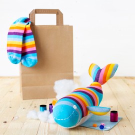Sock Whale Craft Kit | Sewing kit | Craft kit for kids | Craft kits for adults | Whale Gifts