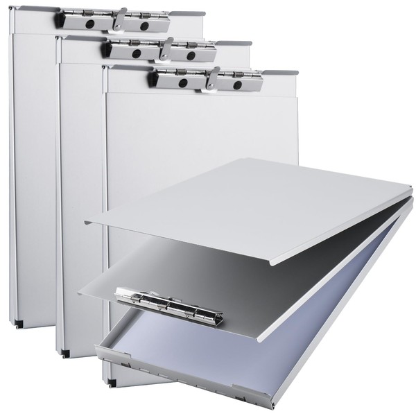 ZCZN Recycled Aluminum Storage Clipboard, Clipboard Box Set of 4,