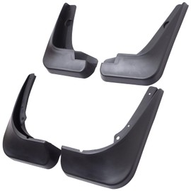 KEYOOG Front & Rear Mud Flaps Splash Guards Fit for 2010-2015 Chevy Cruze 4-Door Sedan (1st Gen) (Not for Sr,Sri and Sport Models), 4-Pc Set Easy to Clean and Install, Mud Guards Splash Guard Black