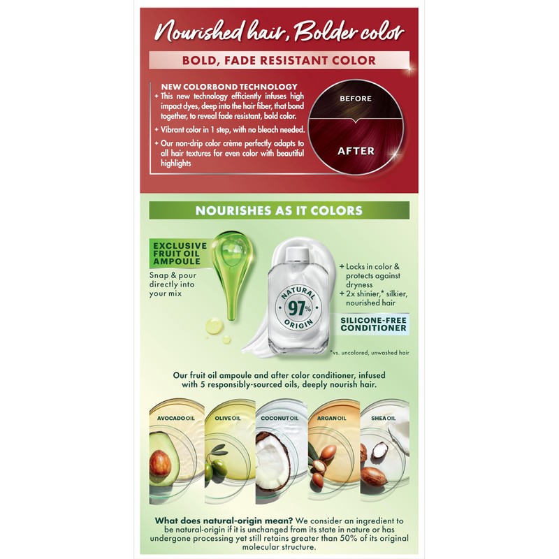 Garnier Nutrisse Ultra Color Hair Color, Permanent Hair Dye for
