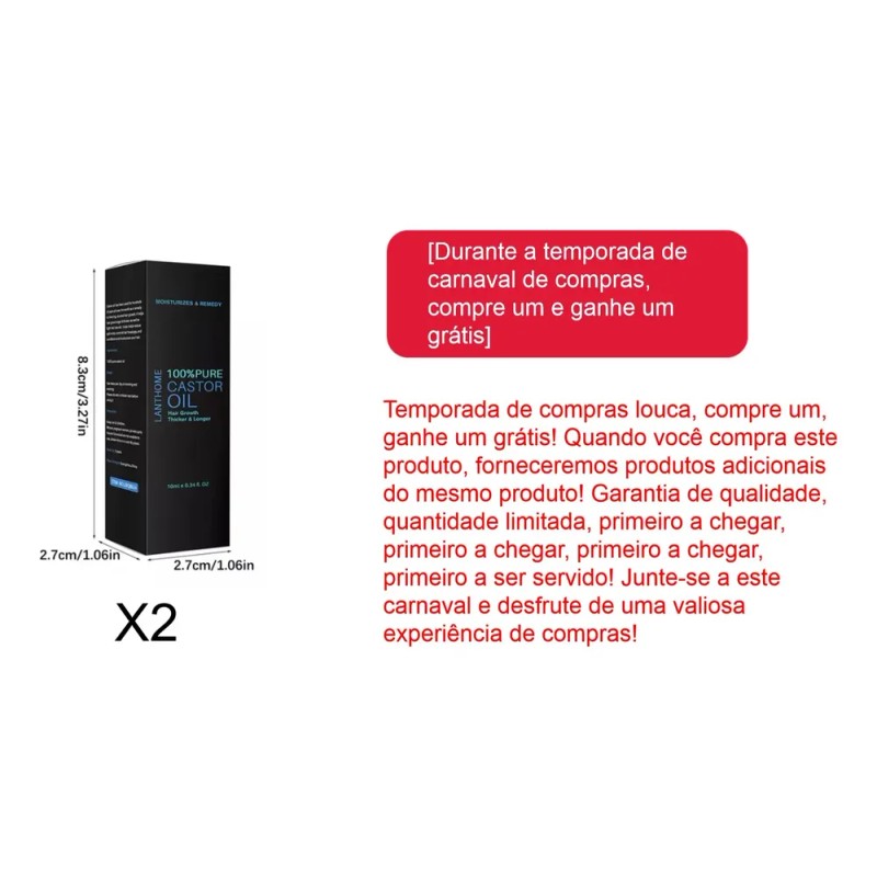 Dp10 Aceite De Ricino Orgánico Para El Crecimiento Del K