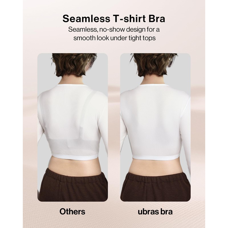 Ubras Seamless Bras for Women Full Coverage Wireless Bralette Widen