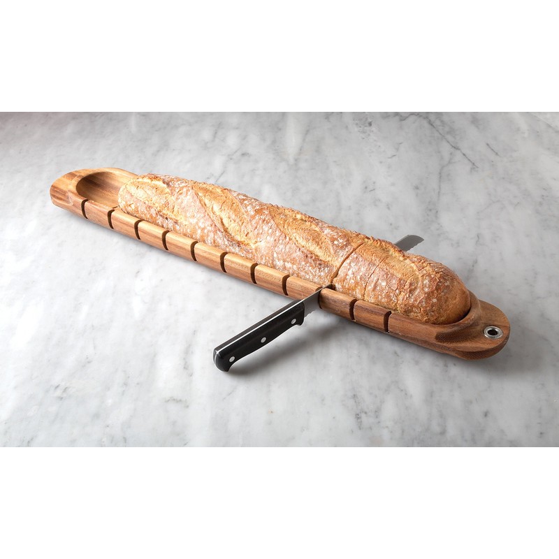 Ironwood Gourmet Avignon Baguette Miter, Acacia Wood 1.75 x 3.5