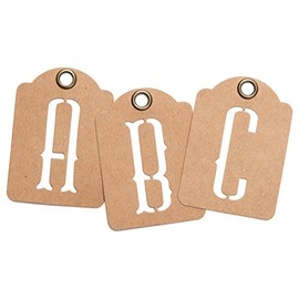 Graphic 45 Alpha BannerâATC Kraft