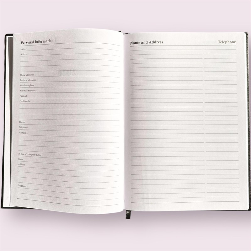 2026 A5 Premium Week To View Diary Hardback Cover Appointment