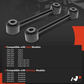 A-Premium 2 x Rear Forward Lower Control Arms, with Bushing, Compatible with Ford Explorer 2006-2010, Explorer Sport Trac 2007-2010 & Mercury Mountaineer 2006-2010