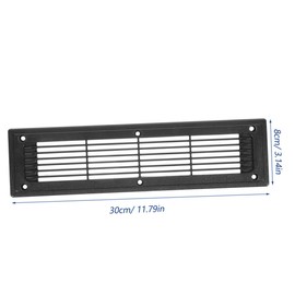 BUGUUYO 2 Pack Air Vents Covers Floor Vent Covers for Central Rv Bus Trailer Magnetic Louvered Ventilation Grill Easy Install White