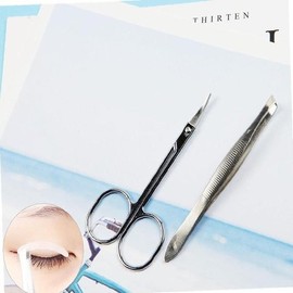 [SS_62] Fine Hair Tweezers Set Tweezers Scissors Beauty Eyebrows 1P / [에스에스_62]잔털 털집게 세트 족집게 가위 미용 눈썹 1P