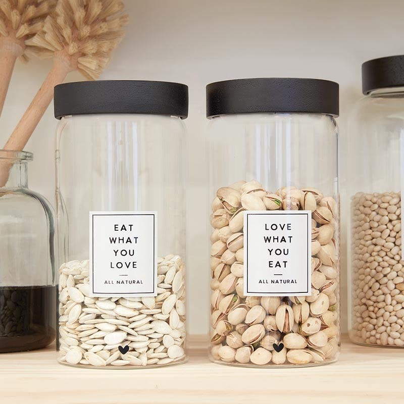 Santa Barbara Design Studio Food Storage Containers Glass Pantry Canisters,