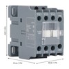 AC Contactor Copper Coil Normally Closed Silver Contact Circuit Switch
