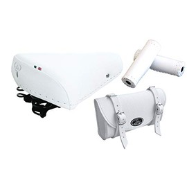 Tris Montegrappa 0016 Vintage Saddle Model 07/F + Handles + Bag (White)