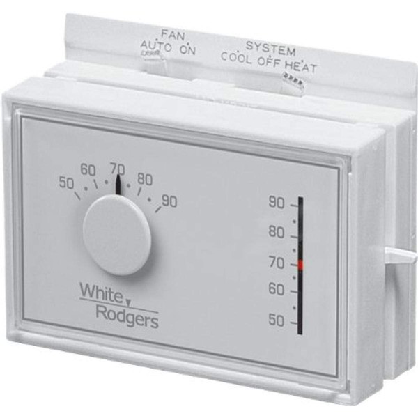 White Rodgers 1F56N-444 Mercury Free Mechanicals thermostat, 2.8 x 4.5 x 1.5 inches