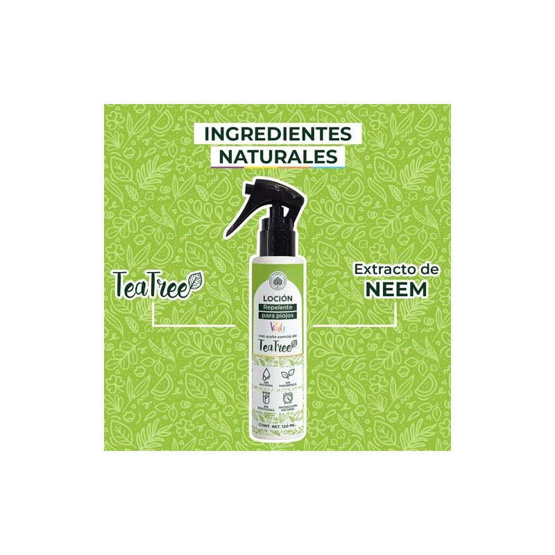Loción + Gel Repelente Con Tea Tree, Efectivo Y Natural