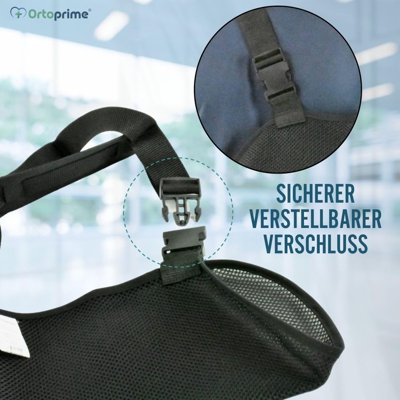 OrtoPrime Breathable Arm and Shoulder Sling - Bilateral Support for