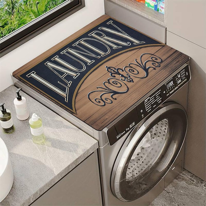 2PCS Washer and Dryer Covers for the Top,Non-slip Dryer Top