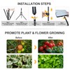 3Head 75W Standing Grow Lights for Indoor Tall Plants, Monstera