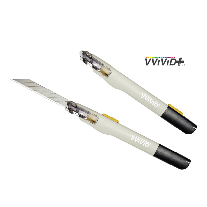 VViViD+ Premium Retractable Precision Balanced Multi-Use Utility Blade (3 Pieces)