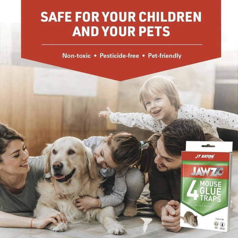 MOUSE GLUE TRAP PRO 4PK