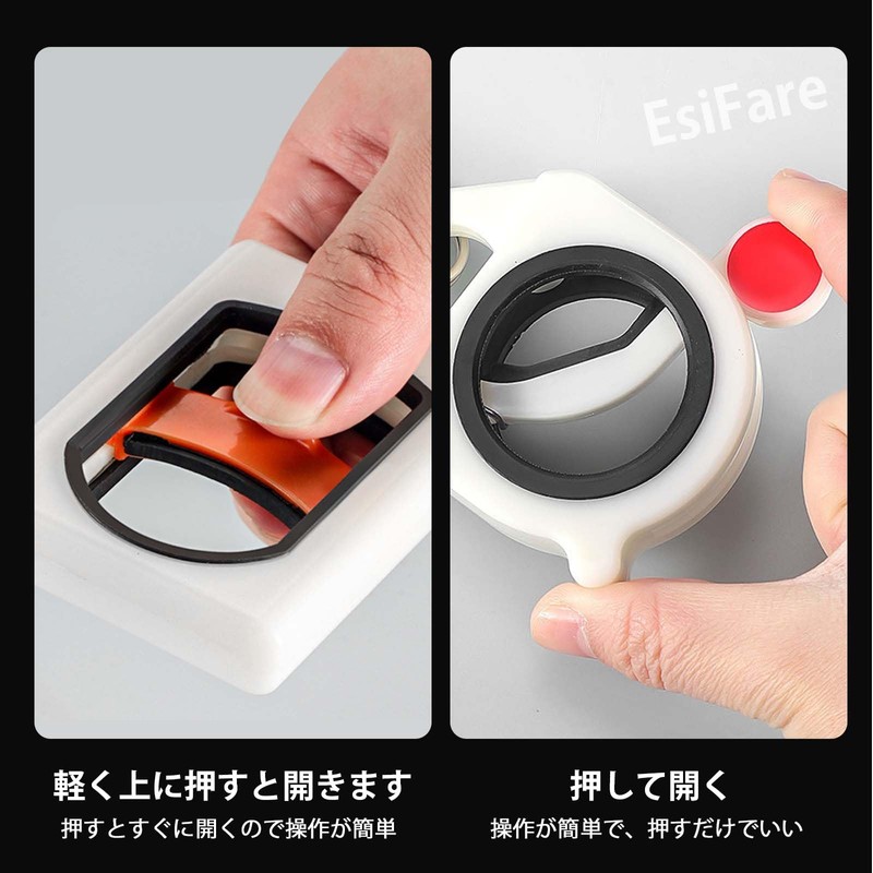 EsiFare Insul-Lock Holder [Set of 2] Cable Tie Holder Fluorescent
