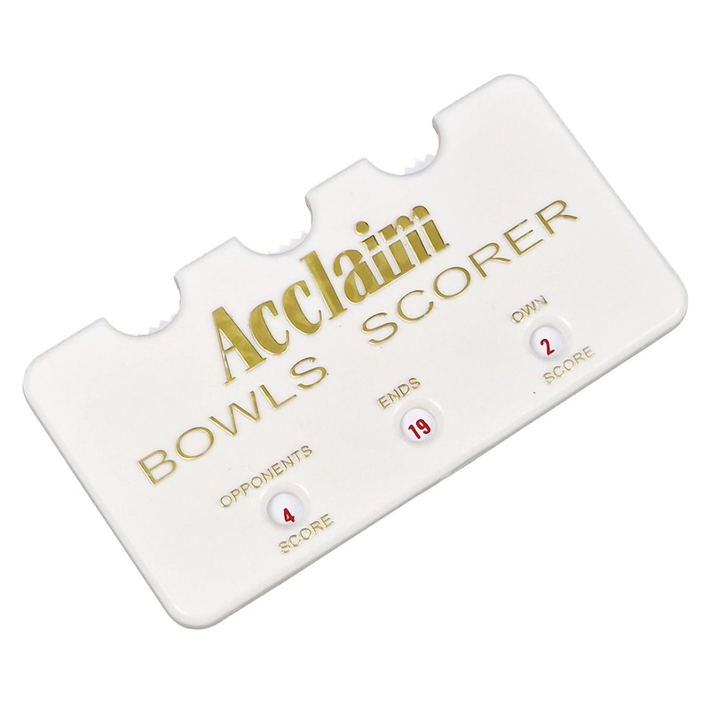 Acclaim Rectangular Pocket Bowls Scorer Scorecheck in White Opponents and