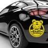 Dreothy 2pcs Baby on Board Reflective Sticker for Cars Funny