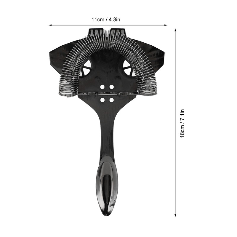 Ice Strainer Effective Filtering 304 Stainless Steel Multifunctional Cocktail Strainer