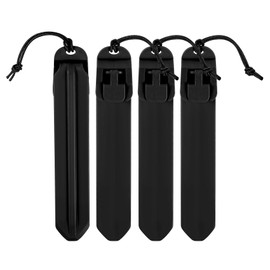 Yi Concept MOLLE Sticks, Set of 4, Plastic Clips for Attaching Gear to MOLLE Webbing (Black, 5")