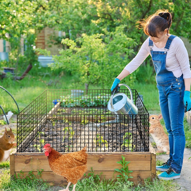 U0U 15PCS 5 Pack Plant Protector from Animals, Metal Mesh