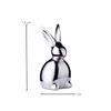 EDZARD Louis Rabbit Figurine (Height 13 cm) Nickel-Plated Aluminium Decorative