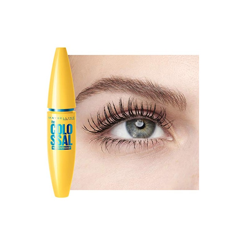 MAYBELLINE, Colossal Volum Express Mascara 10 ml Waterproof, Glam Black,