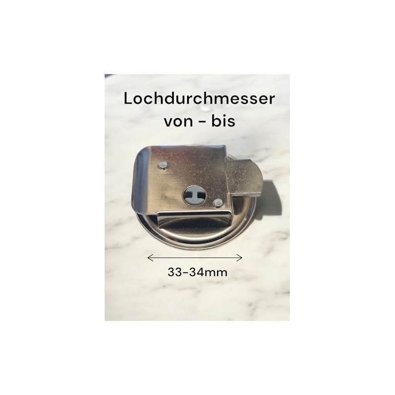 BTE Germany Money Box Lock 39 mm Metal