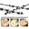 NICAVKIT 7/16 Inch x 6 Inch Long Auger Drill Bit