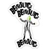 Beetlejuice Stencil Sticker