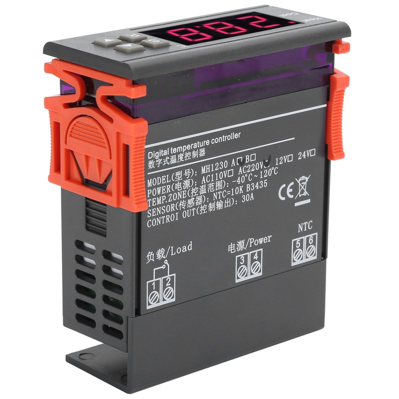 Electronic Digital Display Thermostat Double Output Temperature Controller for Floor